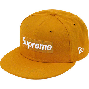 海外限定サイズ supreme 21SS Champions Box Logo New Era wheat 8 ニューエラ 