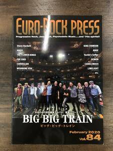 『EURO-ROCK PRESS ユーロ・ロック・プレス Vol.84』プログレ　ビッグ・ビッグ・トレイン　スティーヴ・ハケット