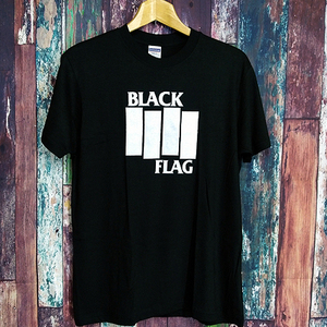 送込 BLACK FLAG　ブラックフラッグ　Anarchist　半袖Tシャツ　黒　Lサイズ 