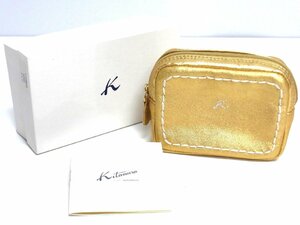 Kitamura Kitamura Mini сумка Gold сигарета кейс бардачок *P