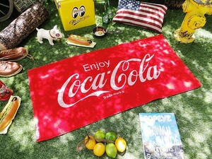 コカ・コーラブランド バスタオル ■ アメリカ雑貨 アメリカン雑貨 おしゃれ Coca-Cola coke 男前 生活雑貨 タオル ビーチタオル