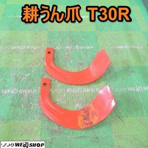 愛知★P87 耕うん爪 T30R 2本 セット 替刃 取付 部品 パーツ 未使用品 レターパック 料金 一律 ￥520 ■K23091006