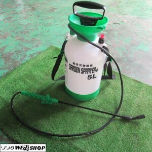 長野 畜圧式 噴霧器 IFY-5S ノズル 手動式 タンク容量 5L 圧力 散布 噴霧 除草 噴出 肩掛けベルト 中古品