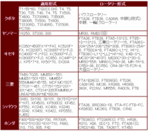 クボタ・ヤンマー・イセキ・三菱・シバウラ・ホンダ用　管理機 爪 12-101 12本組_画像2