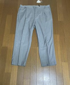 ◇新品W98◇ベーシック*ストレッチクロップドパンツ*アジャスター付き*大きいサイズ*