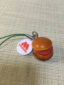 携帯ストラップ モスバーガー モスバーガーストラップ ガチャ,ガシャポン,カプセルトイ マスコット