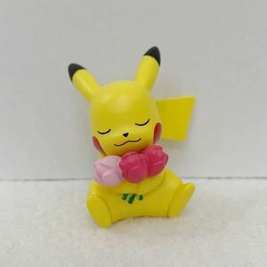 ＜美品＞ピカチュウ 「ポケットモンスター サン＆ムーン ぽかぽかびより」フィギュア★高さ約3.5cm〈K10a