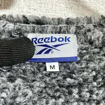 リーボック Reebok ポリエステルロングコート ジップアップフーディー ベンチコート 裏ボア ゴールド メンズ サイズM ＊53_画像2