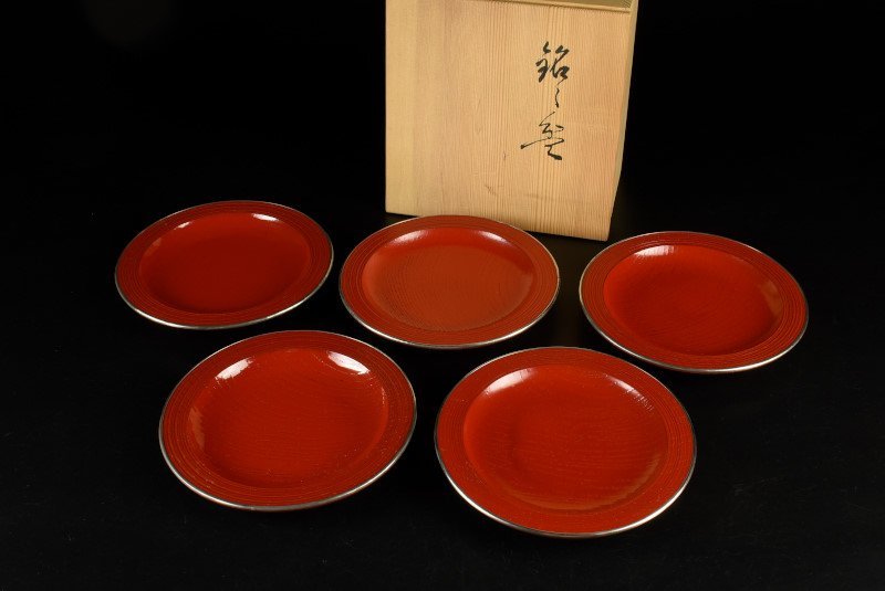 年最新ヤフオク! 朱塗り 皿アンティーク、コレクションの中古