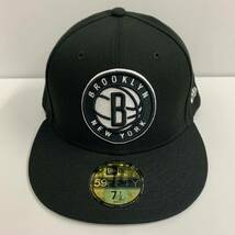 New Era ニューエラ 59FIFTY NEW YORK Brooklyn ブルックリン NETS ネッツ キャップ Cap 71/2 59.6cm NBA _画像2