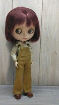 帆布オーバーオール　ネオブライス　リカちゃん　オビツ　ピュアニーモ　ハンドメイド　アウトフィット　Blythe outfit １８_画像2