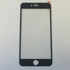 iPhone6 Plus iPhone6s Plus 5.5インチ 9H 0.26mm 枠黒色 チタン 全面保護 強化ガラス 液晶保護フィルム 3D曲面カバー 2.5D KA52