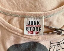 F.O. JUNK STORE キッズ スケーター 半袖Tシャツ ライトサーモンオレンジ 130_画像5