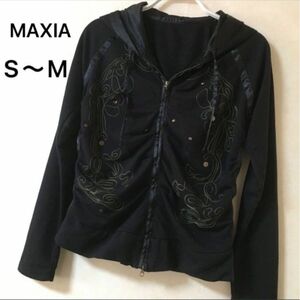 MAXIA 【フルジップパーカー】ダブルジッパー サイズS〜M 美品