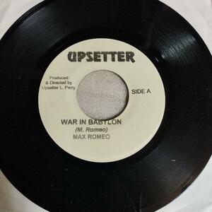 Max Romeo / War In Babylon マックス・ロメオ レゲエ　リーペリー　UPSETTER