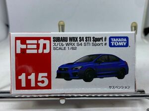 新品未開封 トミカ 115 SUBARU WRX S4 STI SPORT # スバル 青