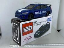 トミカ イオン 限定 No.68 スバル WRX STi Type S メキシコ警察仕様 SUBARU パトカー AEON_画像1