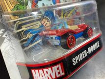 ホットウィール HOTWHEELS AMAIZING SPIDERMAN SPIDER MOBILE スパイダーマン Real Riders MARVEL_画像4