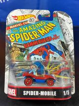 ホットウィール HOTWHEELS AMAIZING SPIDERMAN SPIDER MOBILE スパイダーマン Real Riders MARVEL_画像1