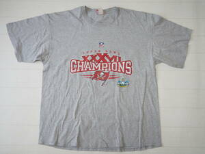 ☆送料無料☆ NFL USA直輸入 古着 半袖 2003 スーパーボウル タンパベイ・バッカニアーズ Tampa Bay Buccaneers Tシャツ メンズ 大きめ 