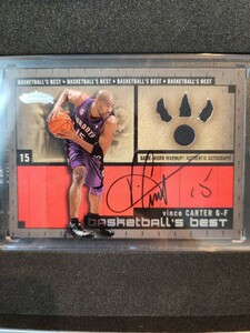 【激レア】サイン ユニフォーム 400枚限定 2002-03 FLEER Basketball Best Vince Carter / ヴィンス カーター NBAトレーディングカード