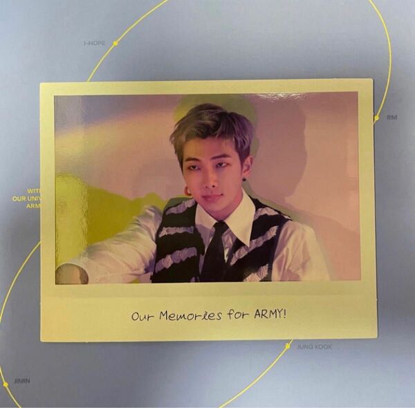 BTS Memories of 2021 Blu-Ray インスタントフォト RM