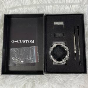 送料無料 未使用 G-SHOCK カスタム GA-110専用 G-CUSTOM カスタムケース　ジルコニア仕様