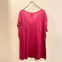 dots Tシャツ　ピンク　シアー　/Y2244_画像3