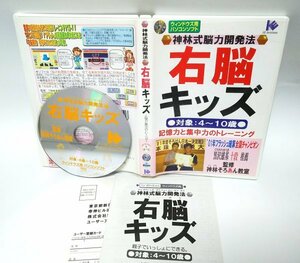 【同梱OK】 右脳キッズ ■ 脳トレ ■ ４歳から ■ 小学生向け ■ 神林式能力開発法 ■ フラッシュ暗算 ■ 図形認識