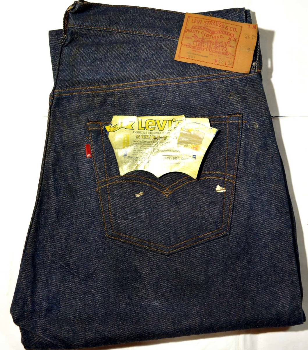ヤフオク! -501赤耳デッドストックの中古品・新品・未使用品一覧