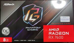 ASRock Radeon RX 7600 Phantom Gaming 8GB