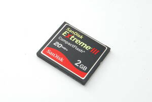 R0785.3★SanDisk Extreme III CFカード 2GB 20MB/s コンパクトフラッシュ 