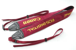 R0794.1*Canon Canon EOS DIGITAL for Professional Professional strap embroidery bordeaux × gold character 