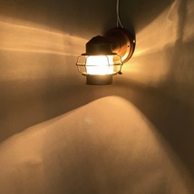 1930's アンティーク USA 外灯 ポーチライト ランプ/シャビー o.c.white ビンテージ/玄関/什器/ポスト/リノベーション/ハンガー/ドア/照明_画像3