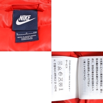 □316554 NIKE ナイキ □ライトダウンジャケット TOYOTA ブルゾン 805083-657 サイズS レディース レッド プリント_画像10