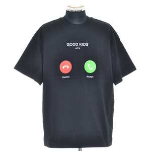 ●458072 未使用品 a few good kids ●Tシャツ 半袖 CALL GOOD KIDS MADE TEE サイズM メンズ ブラック プリント