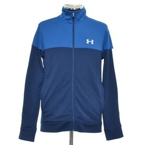 〇459695 UNDER ARMOUR アンダーアーマー UA 〇トラックジャケット サイズM メンズ ブルー