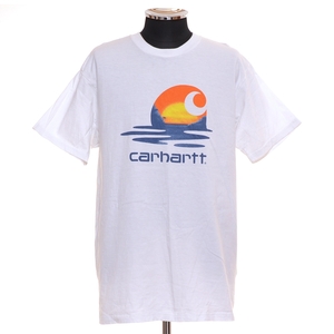 ●469579 Carhartt WIP カーハート ●Tシャツ 半袖 LAGOON サイズS メンズ ホワイト プリント