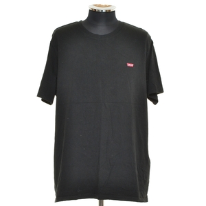 ●476271 LEVI'S リーバイス ●半袖 Tシャツ ワンポイントロゴ刺繍 サイズL メンズ ブラック