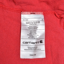 〇479058 Carhartt カーハート ○半袖 ポケット Tシャツ サイズXL メンズ メキシコ製 レッド_画像5