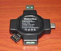 電圧電流チェッカー Makerfire USB Cメーターテスター Type-C_画像3