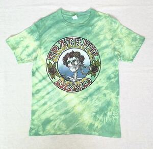 ★美品 80s GRATEFUL DEAD グレイトフルデッド タイダイTシャツ USA製 SizeM相当 ビンテージ★