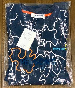 SALE★宅急便送料込★新品未使用★パーソンズ パズルプリント半袖Tシャツ（ネイビー）