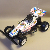 【未使用 新品】1980年代 当時物 ニッコー 1/10 電動 RC フレームバギー スーパーアレックス ( 古い 昔の ビンテージ ラジコン Vintage )_画像3