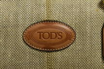 TODS　トッズ　キャンバス×レザー　ハンドバッグ　ミニ　ボストンバッグ　_画像7