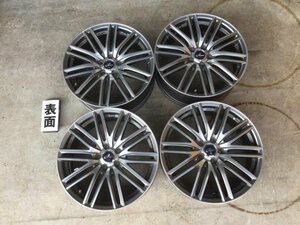 【KBT】美品！weds LEONIS レオニス AMF製法 17×7J＋47 PCD100 5穴 ホイール アルミホイール　17インチ　 J