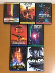 STAR TREK 7本セット カーンの逆襲/ミスター・スポックを探せ/故郷への長い道/ジェネレーションズ スター・トレック/スタートレック