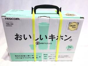 ■9722■未使用■TESCOM ミル＆ミキサー TML162 ホワイト テスコム スムージー離乳食 緑茶パウダー 調理家電 長期器具 ピュアナチュラ