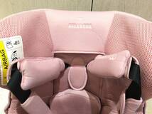 ■9724■美品■エールベベ クルット5i グランス ベビーピンク BF924 AILEBEBE チャイルドシート ISOFIX_画像2