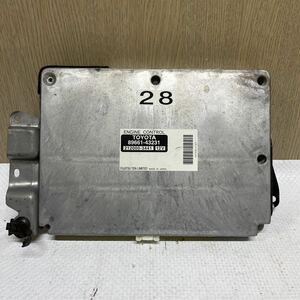 TSS10 クラウン コンフォート タクシー 1TR AT エンジンコンピュータ 89661-43231 212000-3441 ジャンク　ECU 中古